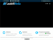 Tablet Screenshot of laudemmedia.com